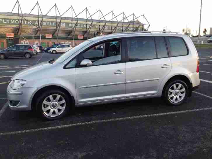 2007 VOLKSWAGEN TOURAN SPORT TDI 140 AUTO SILVER FUL S/H IN GOOD CON.