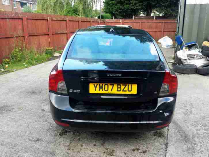 2007 VOLVO S40 S 16V BLACK,5 SPEED MANUAL,FULL SERVICE HISTORY,9 MONTHS MOT,PX..