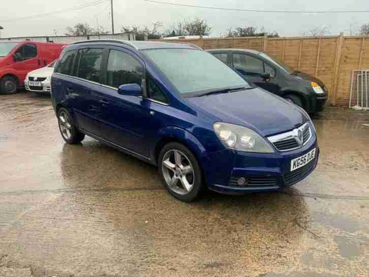 2007 Vauxhall Zafira, 7 seats, new clutch.