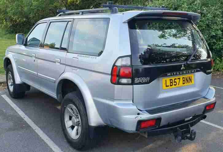 2007 MITSUBISHI SHOGUN SPORT 2.5 TD TROJAN A/C , MOT exp. May 2022