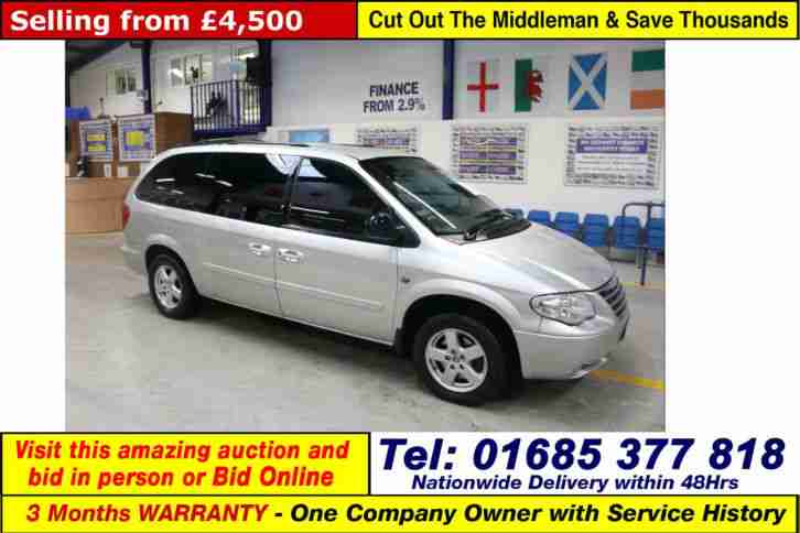 2008 - 08 - CHRYSLER GRAND VOYAGER EXECUTIVE XS CRD 2.8TD AUTO MPV (GUIDE PRICE)