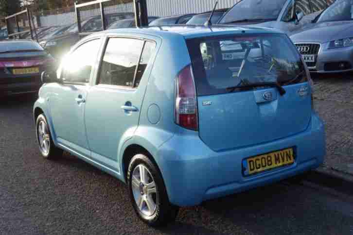 2008 08 DAIHATSU SIRION 1.0 SE 5D 69 BHP
