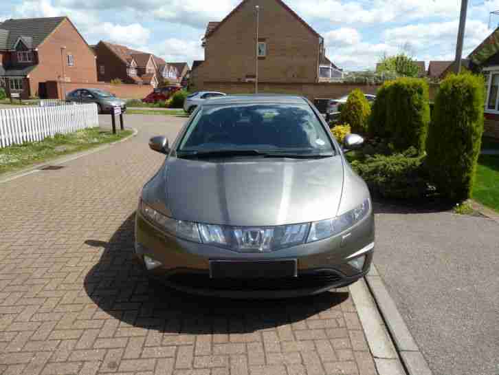 2008/08 HONDA CIVIC EX 2.2 I-CTDI 5DR GREY SAT/NAV A/C ALLOYS FSH