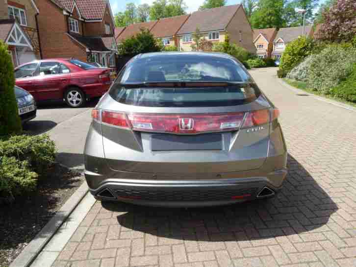 2008/08 HONDA CIVIC EX 2.2 I-CTDI 5DR GREY SAT/NAV A/C ALLOYS FSH