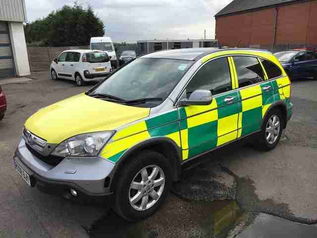 2008 08 HONDA CR V 2.2 I CDTI ES SILVER DIESEL 4X4 EX AMBULANCE NEW SHAPE