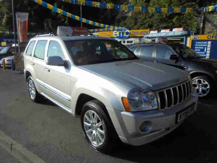 2008 08 JEEP GRAND CHEROKEE 3.0 V6 CRD AUTO OVERLAND IN SILVER # GREAT SPEC #