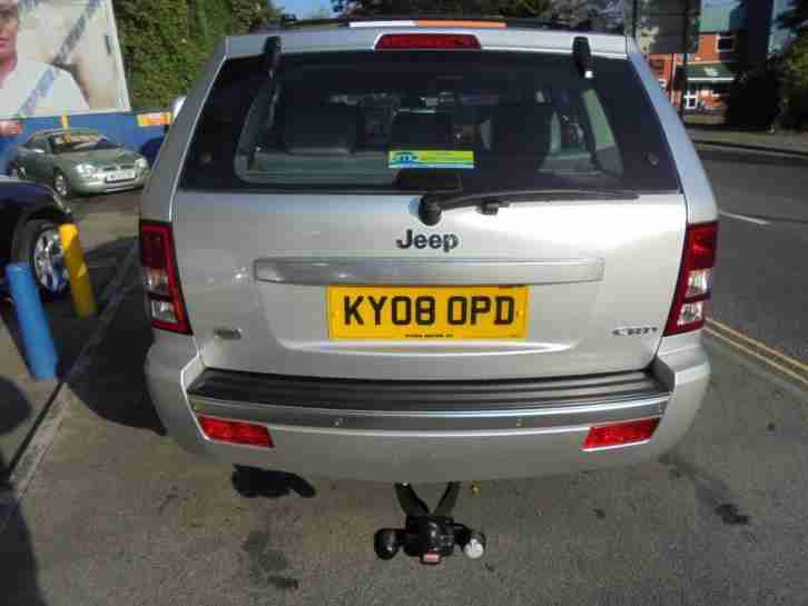 2008 08 JEEP GRAND CHEROKEE 3.0 V6 CRD AUTO OVERLAND IN SILVER # GREAT SPEC #