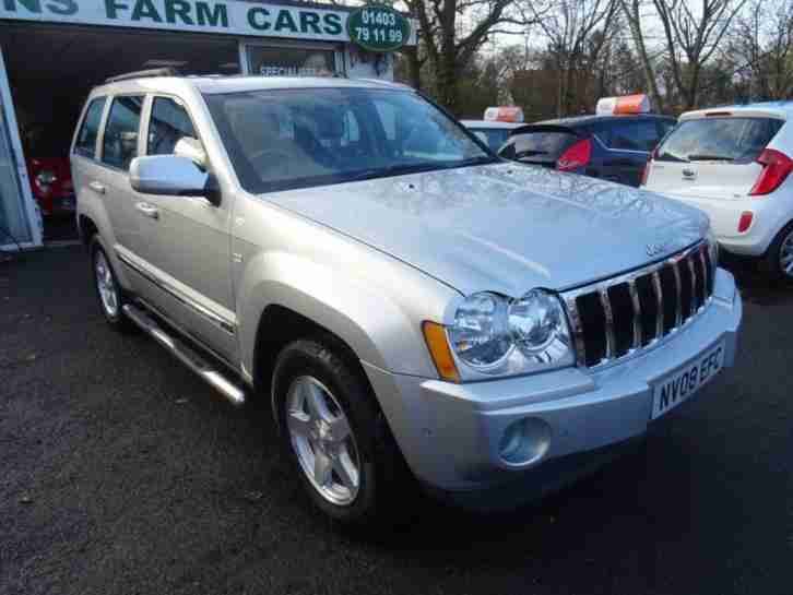 2008 08 JEEP GRAND CHEROKEE 3.0 V6 CRD LIMITED 5D AUTO 215 BHP DIESEL