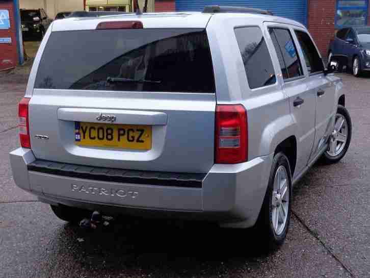 2008 08 JEEP PATRIOT 2.0 SPORT CRD 5D 139 BHP DIESEL