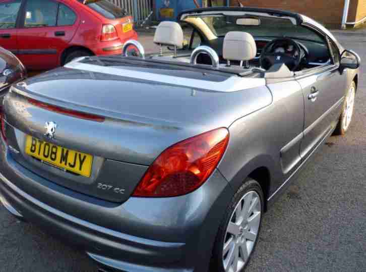 2008 08 PEUGEOT 207 1.6 CC GT HDI 2D 108 BHP! P/X WELCOME! CONVERTIBLE! 2 OWNERS