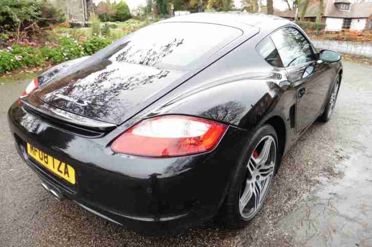 2008 08 PORSCHE CAYMAN S 3.4 COUPE, IN BLACK