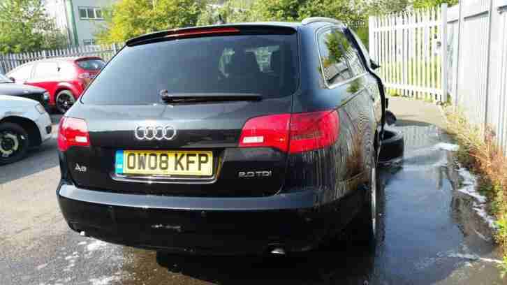 2008 08 REG AUDI A6 ESTATE S LINE 2.0TDI TURBO DIESEL DAMAGED REPAIRABLE SALVAGE