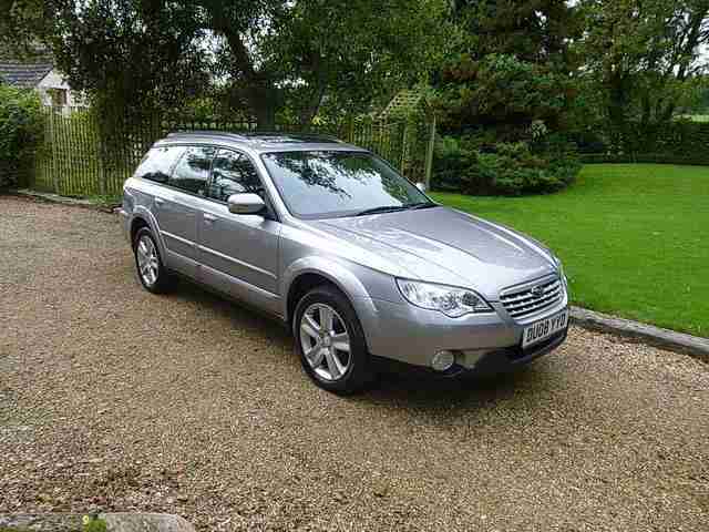 2008 08 SUBARU OUTBACK 2.5 SEn AUTOMATIC ESTATE 4X4 . DEMO PLUS 1 OWNER FSH 99K