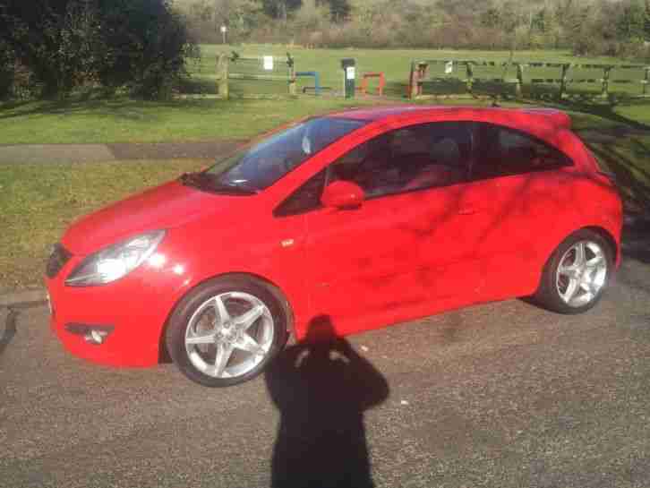 2008 08 VAUXHALL CORSA 1.6 SRI Turbo A/C RED