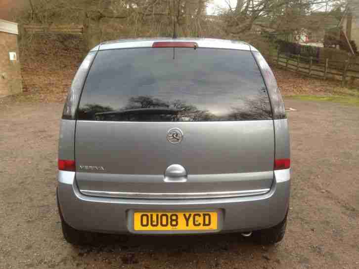 2008-08-VAUXHALL MERIVA 1.4 BREEZE 5 DOOR 67,000 MILES FSH 2 FORMER KEEPERS GREY