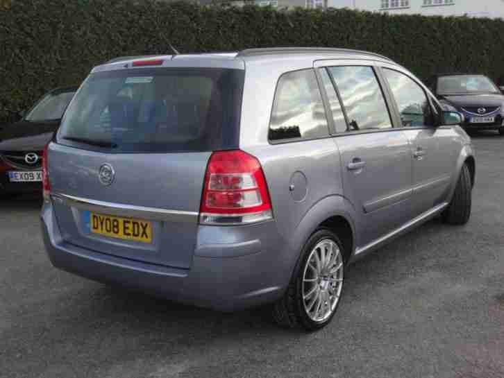 2008 08 VAUXHALL ZAFIRA 1.6 EXCLUSIV 5D 105 BHP