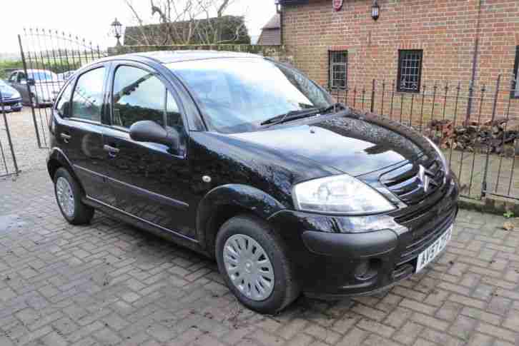 2008(57) Citroen C3 1.4 Cool 5dr 66,000 miles Black Superb Throughout