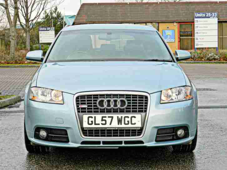 2008 57 REG AUDI A3 2.0T FSI S LINE SPORTBACK LOW MILES 5dr