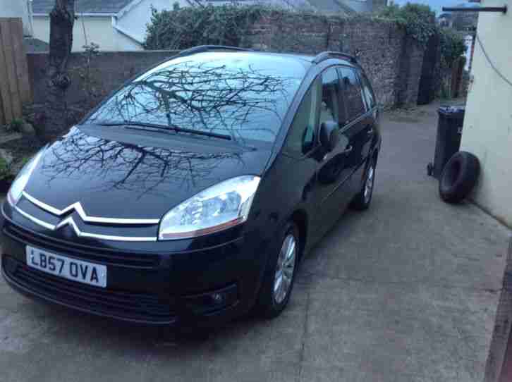 2008 57 reg CITROEN C4 PICASSO 7 VTR+ HDI A 2.0 DIESEL AUTOMATIC BLACK 7 SEATER