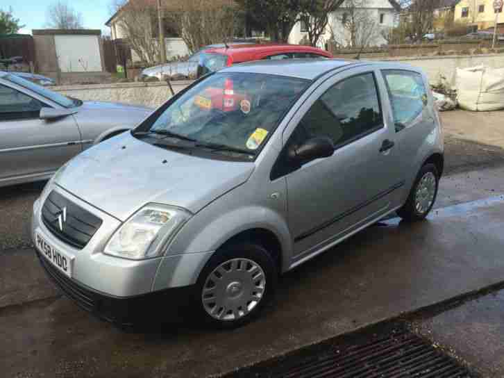 2008 58 CITROEN C2 1.1 VIBE IN SILVER.JUST 64000 MILES,PERFECT FIRST CAR.60 MPG