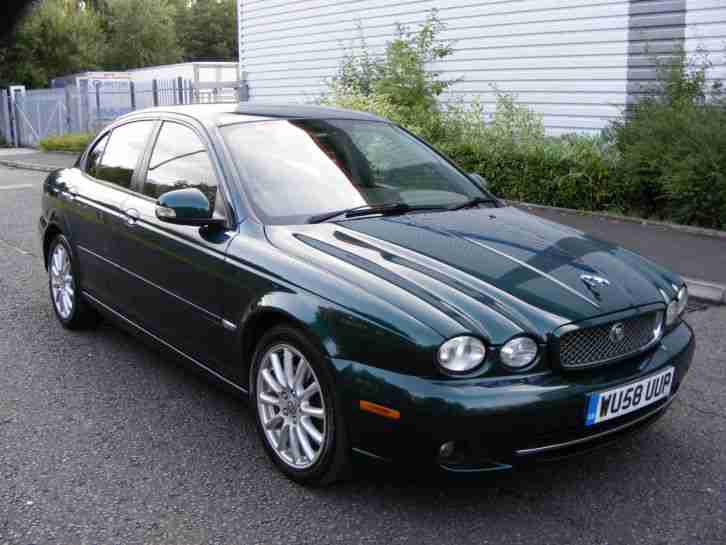 2008 58 JAGUAR X TYPE 2.0TD S MET GREEN WITH CHARCOAL CLOTH TRIM PRICED AT £1290