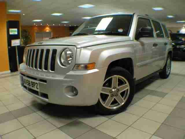 2008/58 Jeep Patriot 2.0 CRD Limited 5dr WITH FULL HISTORY AND LEATHER