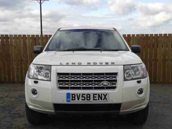 2008 58 Land Rover Freelander 2 2.2Td4 auto HSE White