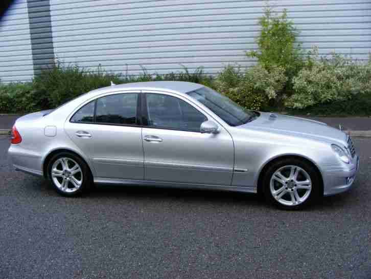 2008-58 MERCEDES E320 CDI AVANTGARDE AUTO MET SILVER WITH FULL BLACK LEATHER !!!