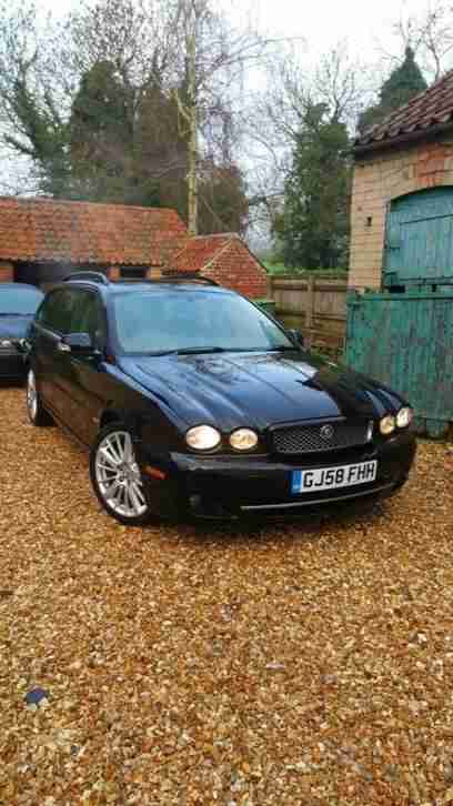 2008 58 REG JAGUAR X TYPE 2.2 SE 6 SPEED ESTATE TOP SPEC £1 START NO RESERVE