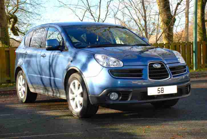 2008 '58' SUBARU TRIBECA 3.0 AUTO SE5 BLUE 4WD 4X4 AWD ESTATE MPV PETROL B9