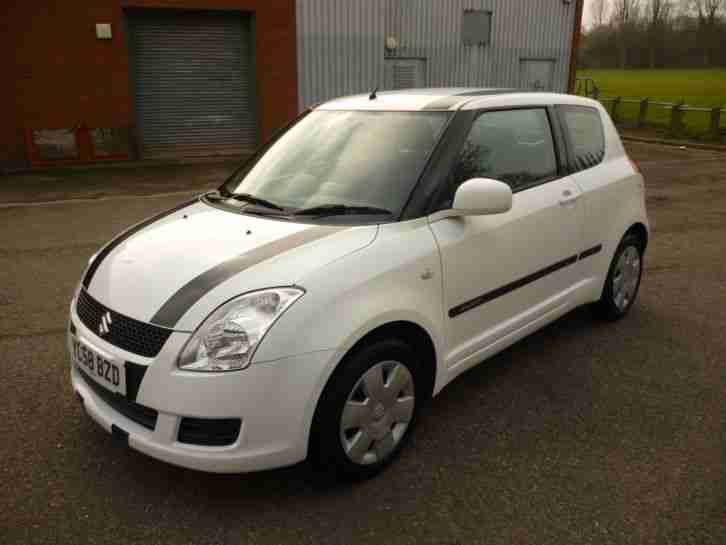 2008/58 Suzuki Swift 1.3 GL // ONE OWNER FROM NEW // WHITE //