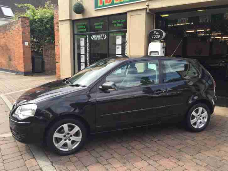 2008 58 VW VOLKSWAGEN POLO 1.2 MATCH 5 DOOR HATCH BLACK LOW INSURANCE GROUP 2