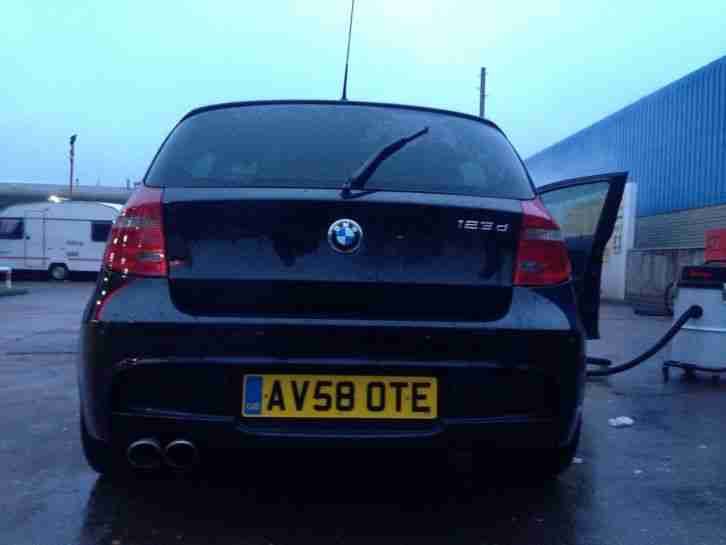 2008/58 bmw 123d msport auto paddle shift black