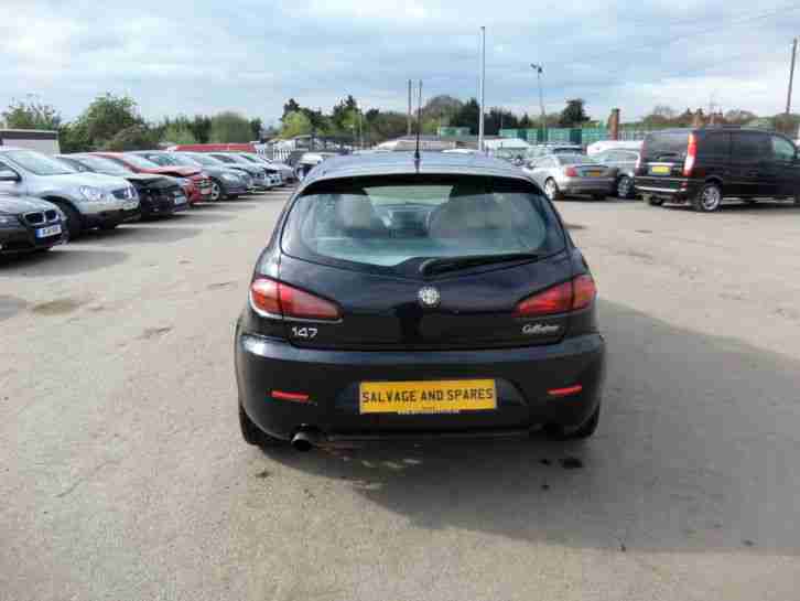 2008 ALFA ROMEO 147 COLLEZIONE TS 1.6 PETROL 5 SPEED DAMAGED REPAIRABLE SALVAGE