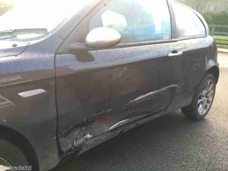 2008 ALFA ROMEO 147 SPORT TS BLACK. Damaged, Spare or Repair