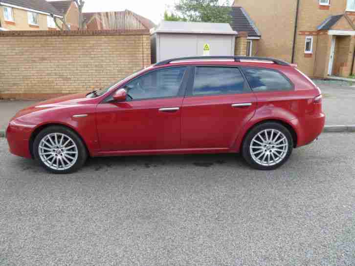 2008 ALFA ROMEO 159 LUSSO 1.9 JTDM S-WAGON 5DR RED LEATHER A/C ALLOYS FSH