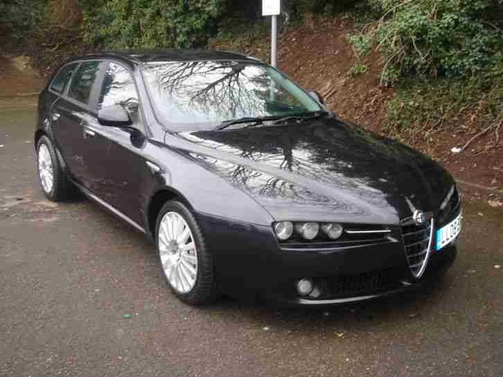 2008 ALFA ROMEO 159 LUSSO ESTATE 1.9 16V JTDM AUTO BLACK 48000 MILES