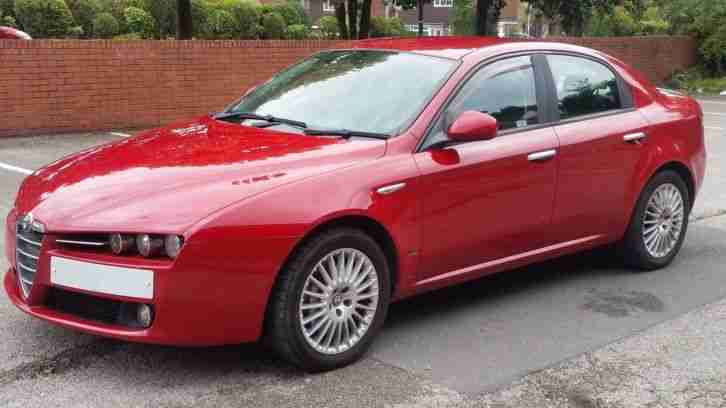 2008 ALFA ROMEO 159 LUSSO JTDM 20V AUTOMATIC RED DIESEL FSH LEATHER PX