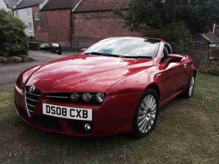 2008 ALFA ROMEO SPIDER JTDM RED 2.4 Diesel 30,000 miles great condition