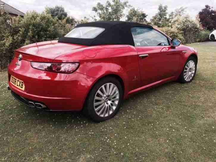 2008 ALFA ROMEO SPIDER JTDM RED 2.4 Diesel 30,000 miles great condition