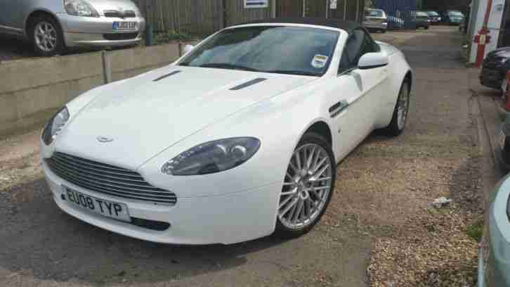 2008 ASTON MARTIN VANTAGE 4.7 PETROL 2dr CONVERTIBLE WHITE
