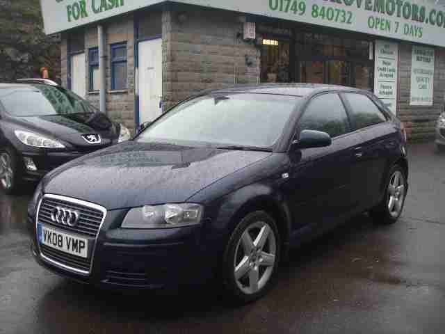 2008 AUDI A3 2.0TDI ( 170PS ) SE 3DR FULL HISTORY NEW MOT DIESEL !!!