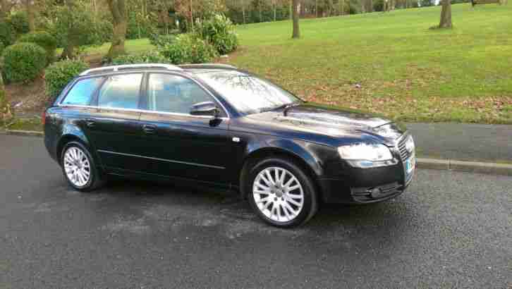 2008 AUDI A4 AVANT SE TDI 115 BLACK