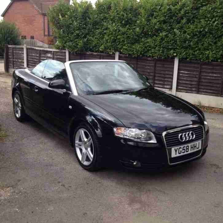 2008 Audi A4 Sport Convertible 2.0TDI 6 speed manual low mileage