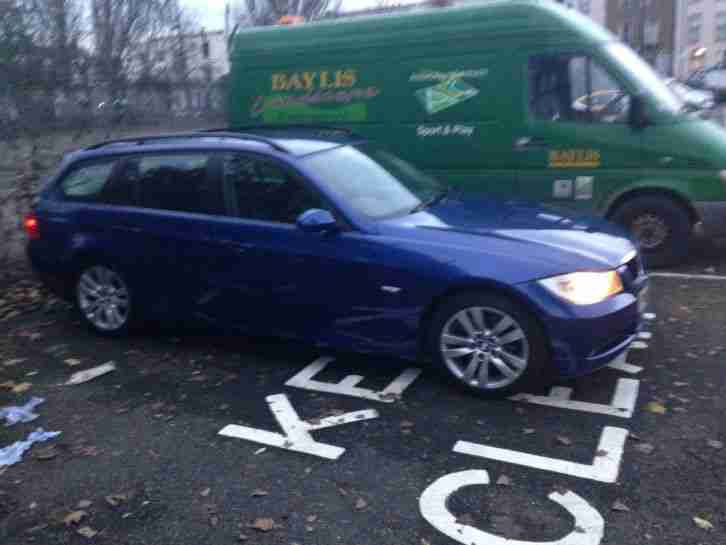 2008 BMW 320D SE TOURING BLUE - NO RESERVE - ECU REMAPPED TO 240BHP