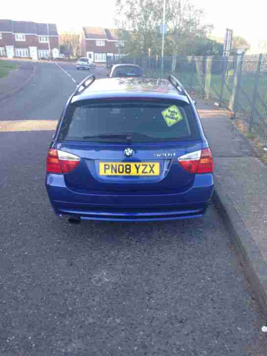2008 BMW 320D SE TOURING BLUE - NO RESERVE - ECU REMAPPED TO 240BHP