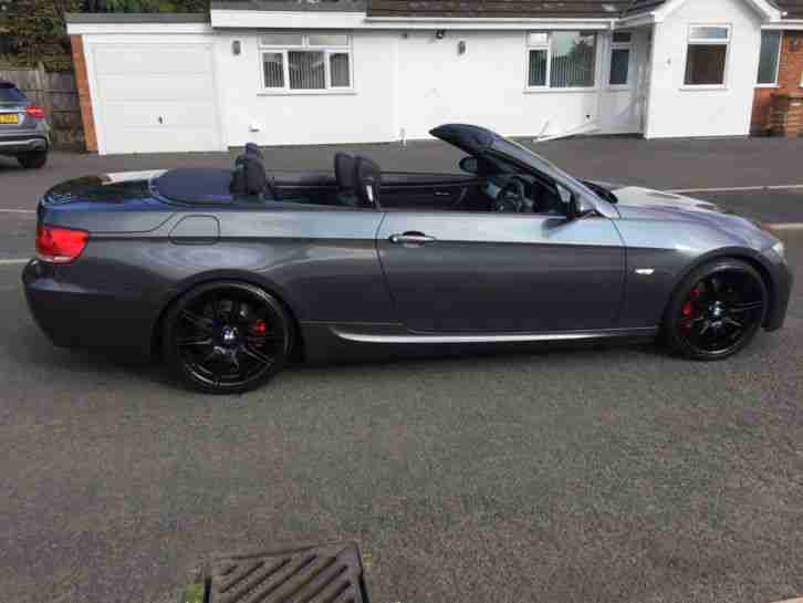 2008 BMW 330D M Sport Grey Auto E93 Convertible Cabriolet **High Spec**