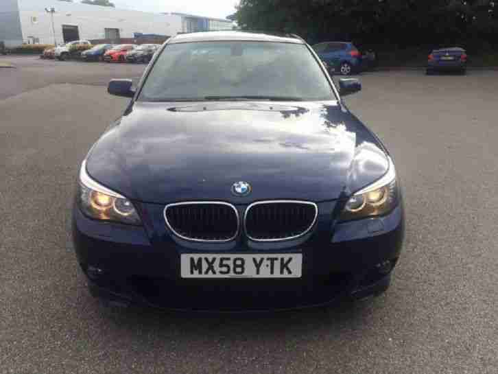 2008 BMW 5 Series 520D M SPORT Diesel Blue Manual