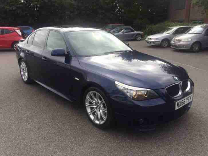 2008 BMW 5 Series 520D M SPORT Diesel Blue Manual