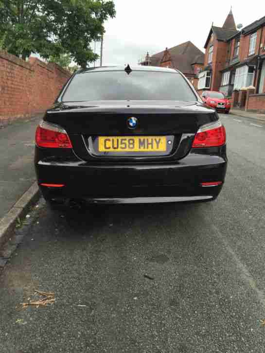 2008 BMW 520D SE AUTO BLACK